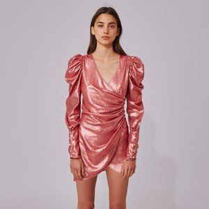 As It Goes LS Dress, Rosewood Sequin